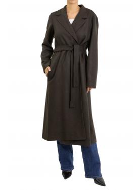 Cappotto con elastico dietro e cinta Options